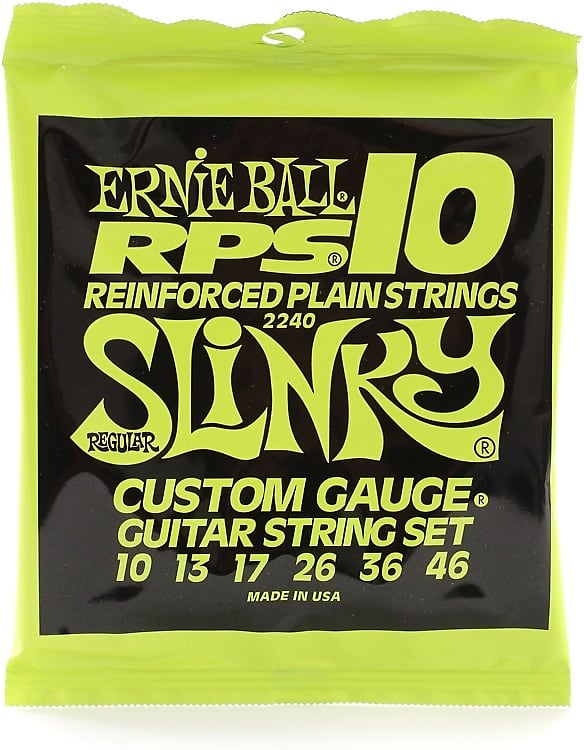 Ernie Ball 2240 Regular Slinky RPS Nickel Wound Electric Guitar Strings - .010-.046 image 1