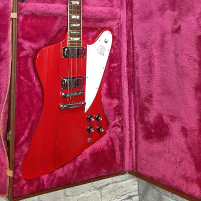 RARE 1990 Gibson Firebird V- Custom Color Cardinal Red w/ OHSC image 9