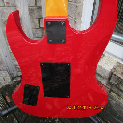 Russtone Double Cut Superstrat Red image 8