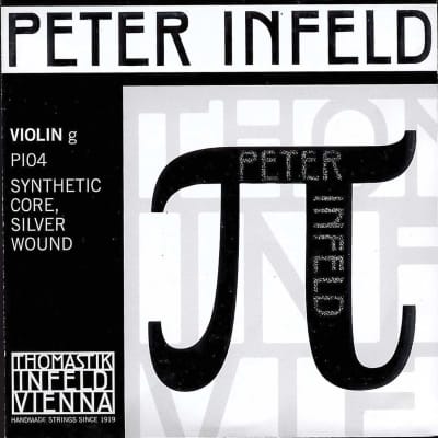 Thomastik-Infeld PI04 Peter Infeld Silver-Wound Synthetic Core 4/4 Violin String - G (Medium)