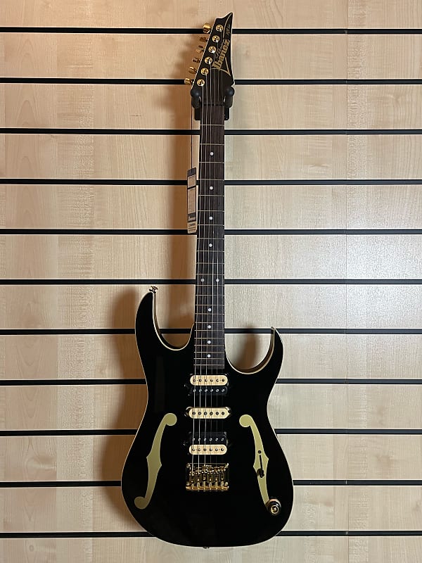 Ibanez PGM50-BK Black Paul Gilbert Signature Electric Guitar Gigbag image 1