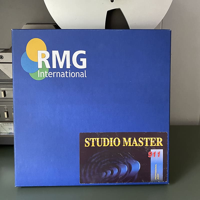 Lot of 5 RTM SM911 1/4 x 1200' Analog Recording Tape on 7 Plastic Reel w/  Box NEW