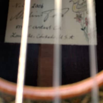 Handmade Cedar/Brazilian rosewood classical guitar 2006 image 8