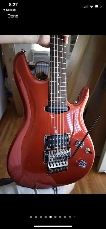 Ibanez JS24P-CA Joe Satriani Signature HH Electric Guitar Candy Apple Red image 1