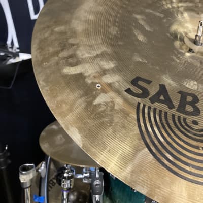David Garibaldi's Tower of Power, Sabian 18" AA China Sizzle Cymbal, 6 Rivets 1486g 1990's image 13