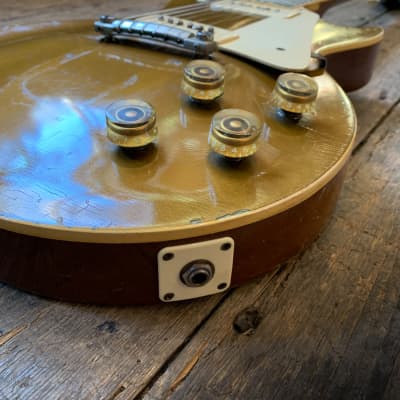 1954 Gibson Les Paul Gold Top with the original hard shell case image 15