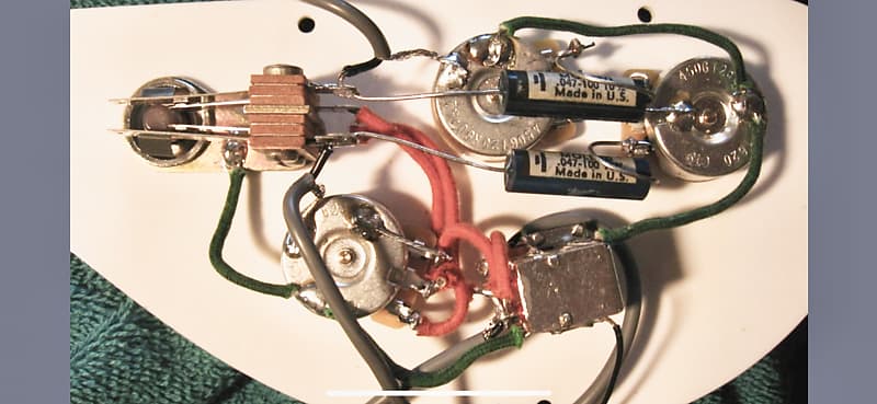 Rickenbacker 4001/3S Wiring Harness-Mono/Stereo w/ Vintage Tone Control image 1