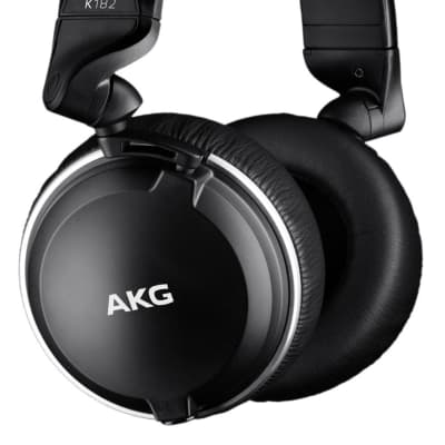 AKG K182 Professional Closed-Back Recording Studio Monitor Headphones/Swivel image 1