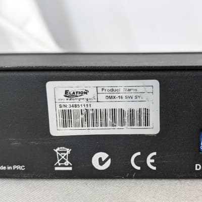 Elation Professional DMX-16 SW 16 SYS Lighting control DMX Switcher Controller image 9