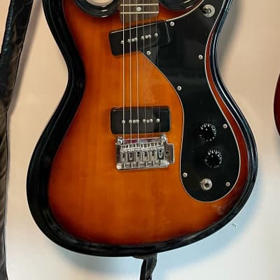 Aria Diamond DM-380 Mosrite Copy P-90's free shipping | Reverb