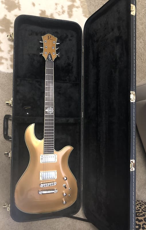 BC RICH C.J. PIERCE Signature Pro X Eagle GUITAR Gold w/ CASE - Duncan  pickups