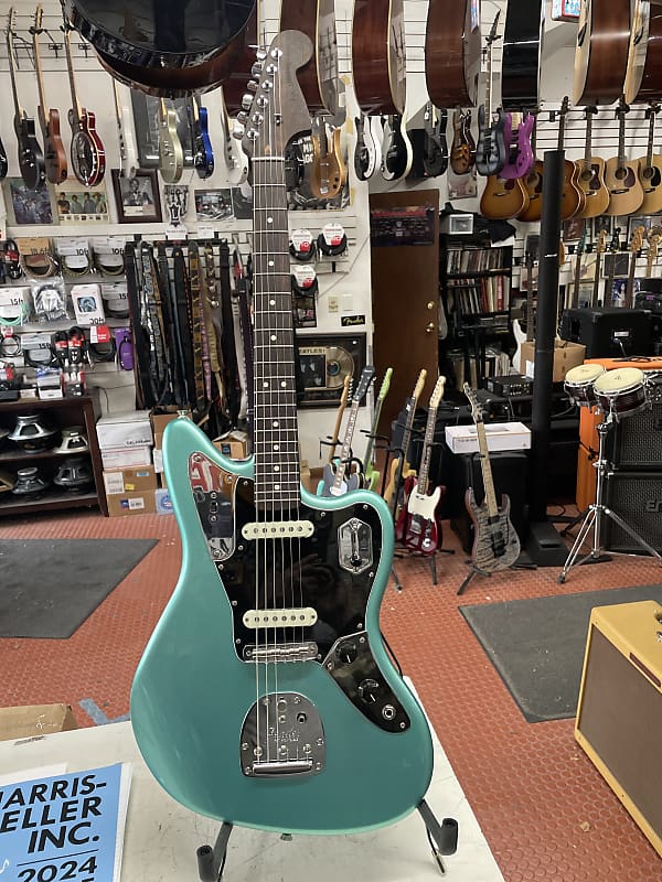 Fender Mod Shop Jaguar guitar 2022 - Metalic green | Reverb