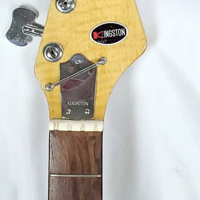 VERY NICE VINTAGE 1960's Kingston Bass Guitar Neck, Flamed Maple & Brazilian Rosewood! image 3