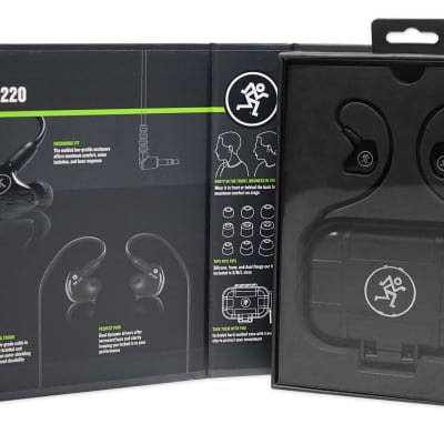 Mackie MP-220 Dual Dynamic Driver Professional In-Ear Monitors+Molded Carry Case image 3