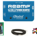 New Radial Engineering ProRMP Studio Reamper w/ Free Cable, Winder & Pics