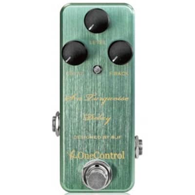 One Control BJF Series Sea Turquoise Delay Pedal for sale