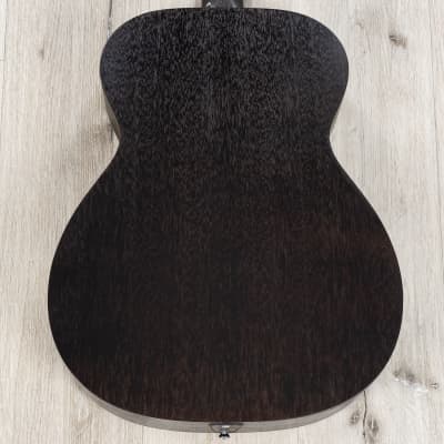 Martin 000-17E Acoustic Electric Guitar, Rosewood Fretboard, Black Smoke image 20