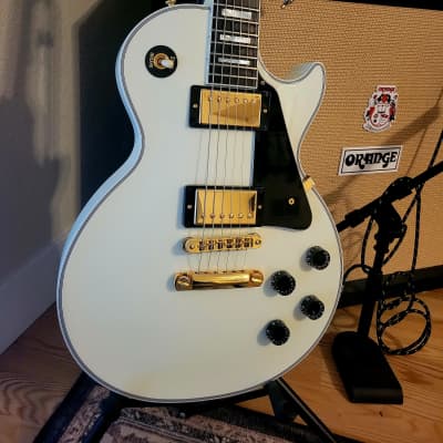 Gibson Custom Shop Les Paul Custom - Alpine White | Reverb
