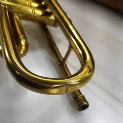 York Grand Rapids Trumpet, USA, Lacquered Brass with case/MP.  Old classic style. image 14