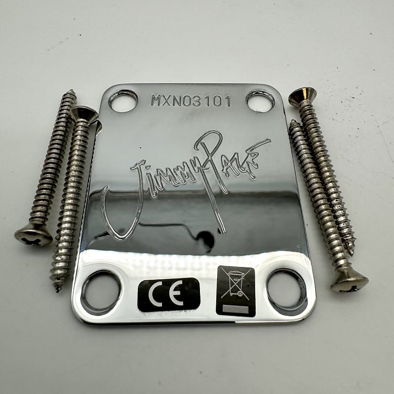 Fender Jimmy Page Dragon Neck Plate 24014 Reverb