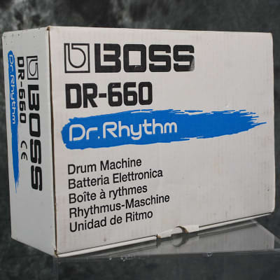 Boss Dr Rhythm DR-660 Drum Machine Complete w Factory Box, Manual & Power Supply