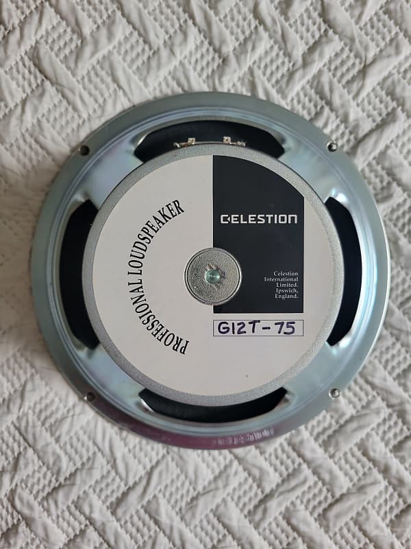 Mid 2000's Celestion G12T-75 16 Ohm Guitar Speaker Made In England Great Sound image 1
