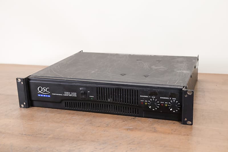 QSC RMX1450 Two-Channel Power Amplifier (church owned) | Reverb