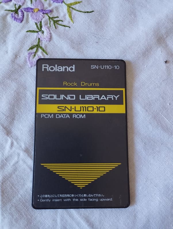 ローランド サウンド・ライブラリー SN-U110-10 Rock Drums SN-U110-10 : Rock Drums - Roland SN-U110-10 : Rock Drums