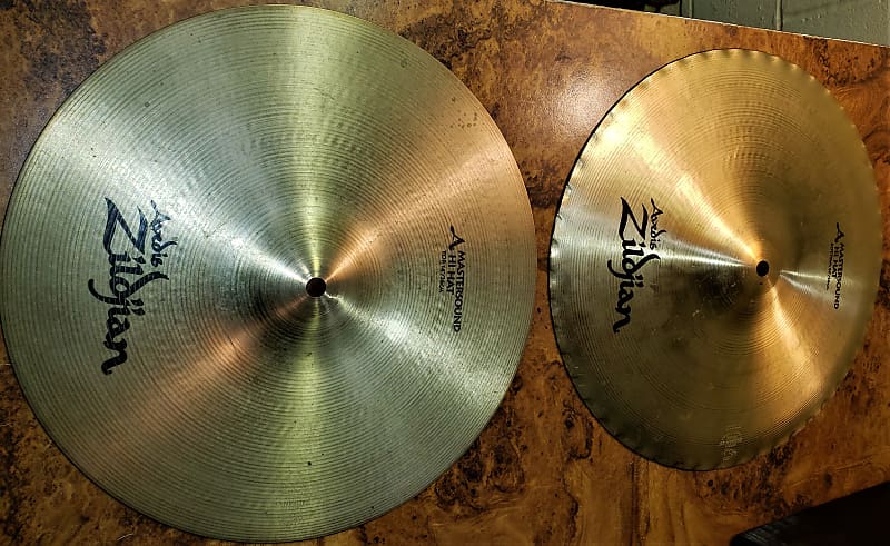 Zildjian 14" A Series Mastersound Hi-Hat Cymbals (2003 Pair) image 1