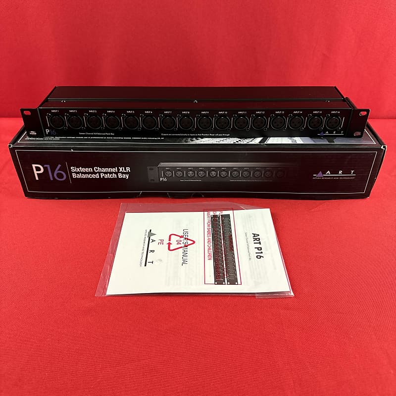 ART P16 16ch Balanced PatchBay パッチベイ ART P16 XLR Balanced Patchbay : Amazon.ca: Musical