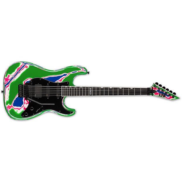 ESP LTD Cult 86 Multi Swirl New Electric Guitar Living Colour Vernon Reid Hard Case FR EMG