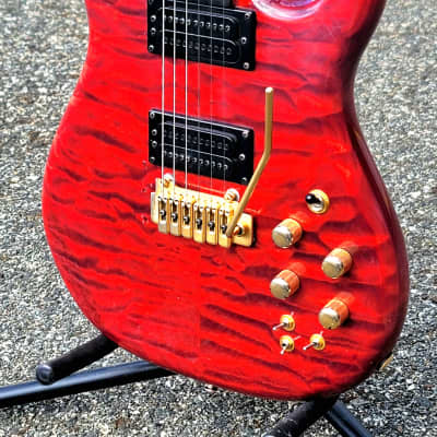 Carvin DC400 Red Quilted Maple w/ OHSC image 3