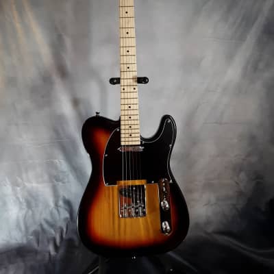 Unbranded Telecaster Style Electric Guitar 2022 Tobacco Burst image 2