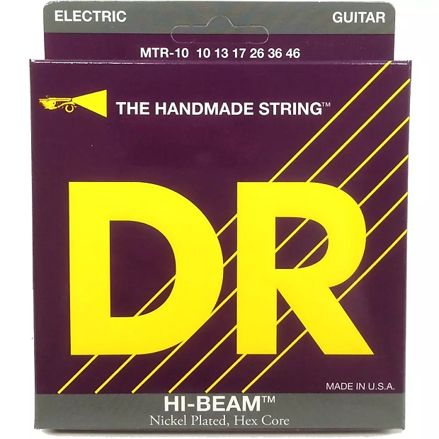 DR MTR-10 Hi-Beam Medium Electric Guitar Strings (10-46) image 1