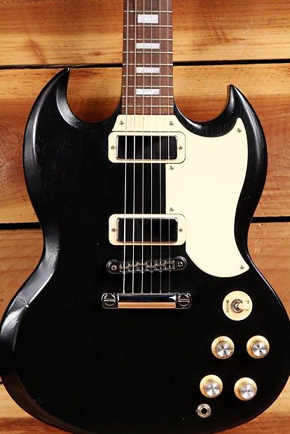 大人気アイテム GIBSON SG SPECIAL 70s TRIBUTE T SATIN Black Beauty! Alnico エレキギター