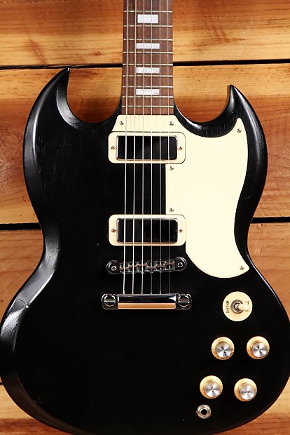 GIBSON SG SPECIAL 70s TRIBUTE T SATIN Black Beauty! Alnico HB Nice Retro!  1467