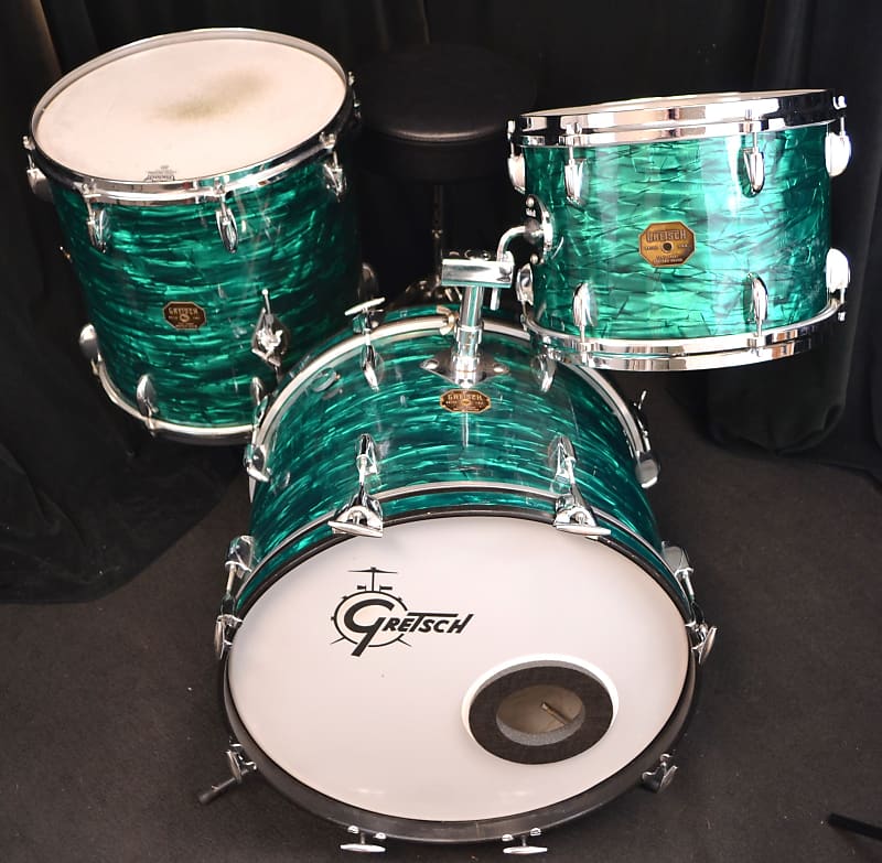 Gretsch 20/13/16" Drum Set  - 60s Emerald Green Pearl Rare! Bild 1