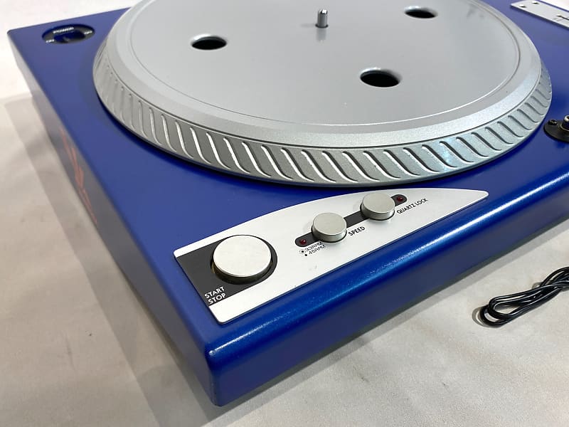 Vestax PDX-a1s Direct Drive Turntable Blue / Silver w/ Stanton 500