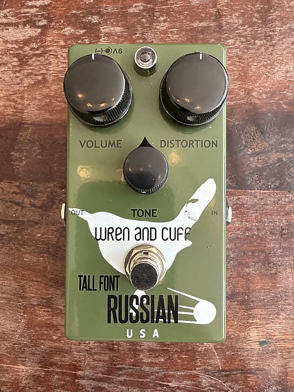 Wren and Cuff Tall Font Russian