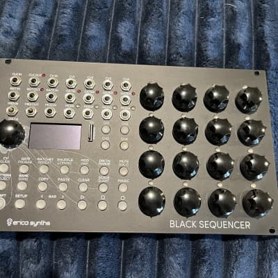Black Sequencer & Amoeba セット値引 Erica Synths Black Sequencer 4-Channel & 64-Step Sequencer