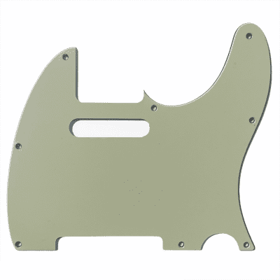 Allparts PG-0562 8-hole Pickguard for Telecaster®, Mint Green 3-ply (MG/B/MG) .090 for sale