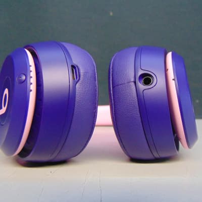 Beats by Dre Solo3 Wireless On-Ear Headphones, Pop Violet | Reverb