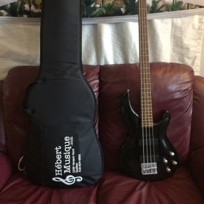 Aria Integra IGB35 - 4 strings Electric Bass Guitar in Black image 1