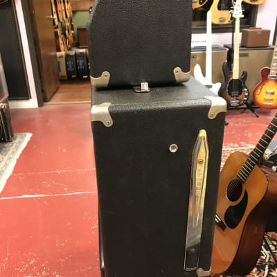 1965 Fender Bassman 2-Channel 50-Watt 2x12" Piggyback Guitar Amp Black Panel image 5