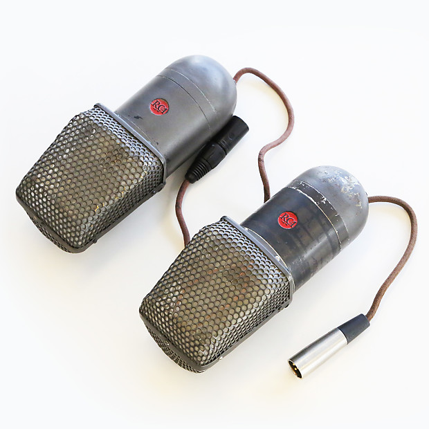 1940s RCA KU-3A Vintage Ribbon Microphones MI-10001 - Matching Mic Pair - Set of 2! Sound Great! image 1