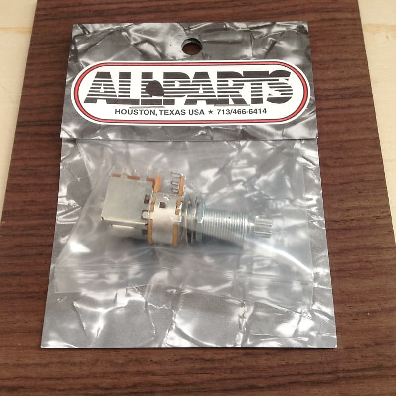 Allparts 500K DPDT Push/Pull Long Split Shaft -Fits Traditional Les Paul-Crazy Fast FREE shipping! image 1