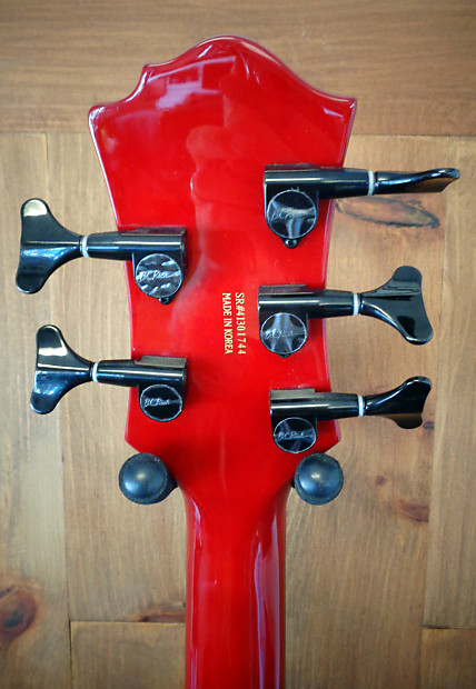 BC Rich NJ Series Eagle 5 String Bass - Trans Red | Reverb