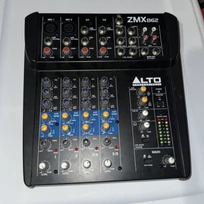 Alto Professional Zephyr ZMX862 6-Channel Compact Mixer 2010s - Black image 1
