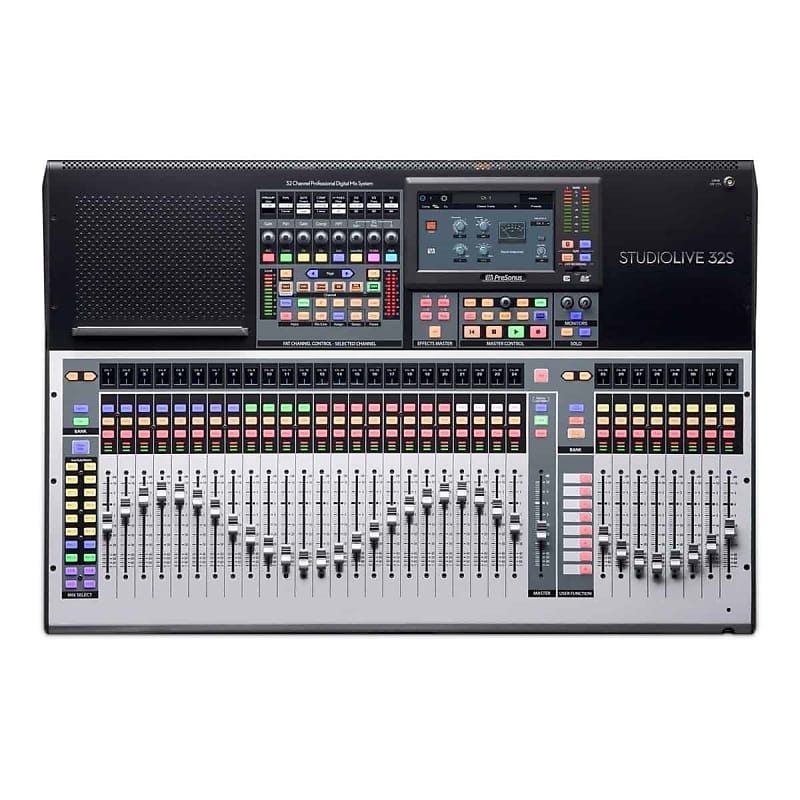 PreSonus StudioLive 32S 32-Channel/22-bus digital console/recorder/interface with AVB networking and dualcore FLEX DSP Engine image 1