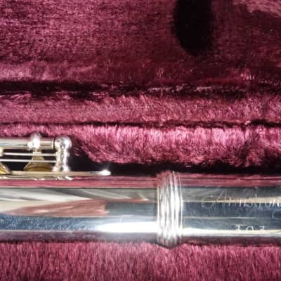 Armstrong 303 Step-Up Model Open-Hole Flute w/ B Foot Joint Silver head joint image 4